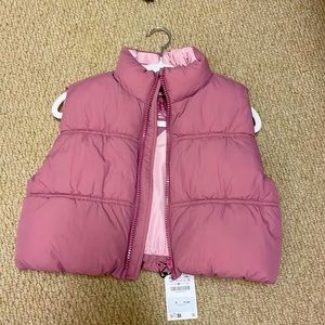 pink Zara vest